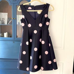Kate Spade Black Polka Dot Dress 00